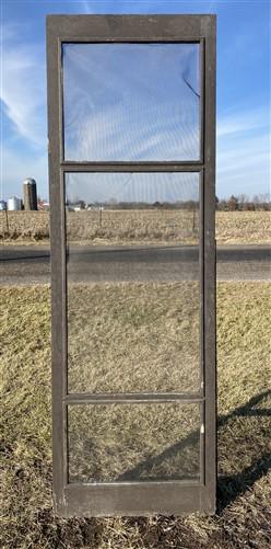 Wood Screen Porch Door, (32x96) Vintage Black Screen Door, Exterior, SD6