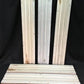 5 Wood Trim Pieces, Architectural Salvage, Reclaimed Vintage Wood Baseboard A71,