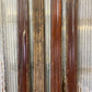 4 Wood Trim Pieces, Architectural Salvage, Reclaimed Vintage Wood Baseboard A37,