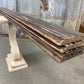 4 Wood Trim Pieces, Architectural Salvage, Reclaimed Vintage Wood Baseboard A37,