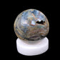 Polished Gemstone Rock Sphere, Stone Holder Display, Reiki Healing Sphere A