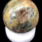 Polished Gemstone Rock Sphere, Stone Holder Display, Reiki Healing Sphere A