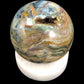 Polished Gemstone Rock Sphere, Stone Holder Display, Reiki Healing Sphere A