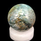 Polished Gemstone Rock Sphere, Stone Holder Display, Reiki Healing Sphere B