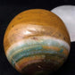 Polished Gemstone Rock Sphere, Stone Holder Display, Reiki Healing Sphere D