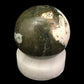 Polished Gemstone Rock Sphere, Stone Holder Display, Reiki Healing Sphere E