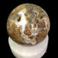 Polished Gemstone Rock Sphere, Stone Holder Display, Reiki Healing Sphere G