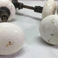 11 White Porcelain Door Knobs, Similar Style Architectural Salvage Vintage G,