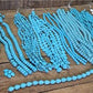 Turquoise Beads, Jewelers Lot, Jewelry Making Artistic Craft Blue Beads A,