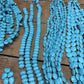 Turquoise Beads, Jewelers Lot, Jewelry Making Artistic Craft Blue Beads A,