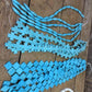 Turquoise Beads, Jewelers Lot, Jewelry Making Artistic Craft Blue Beads C,