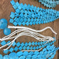 Turquoise Beads, Jewelers Lot, Jewelry Making Artistic Craft Blue Beads C,