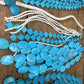 Turquoise Beads, Jewelers Lot, Jewelry Making Artistic Craft Blue Beads C,