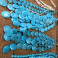 Turquoise Beads, Jewelers Lot, Jewelry Making Artistic Craft Blue Beads C,