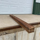 4 Wood Trim Pieces, Architectural Salvage, Reclaimed Vintage Wood Baseboard A43