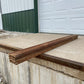 4 Wood Trim Pieces, Architectural Salvage, Reclaimed Vintage Wood Baseboard A43