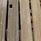 4 Wood Trim Pieces, Architectural Salvage, Reclaimed Vintage Wood Baseboard A38