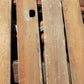 4 Wood Trim Pieces, Architectural Salvage, Reclaimed Vintage Wood Baseboard A38