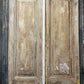 Antique French Double Doors (39.5x96.5) European Doors, Raised Panel Doors A297