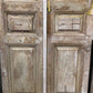 Antique French Double Doors (39.5x96.5) European Doors, Raised Panel Doors A297