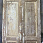 Antique French Double Doors (43.5x93) European Doors, Raised Panel Doors A319