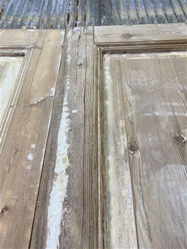 Antique French Double Doors (43.5x93) European Doors, Raised Panel Doors A319