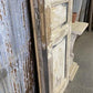 Antique French Double Doors (43.5x93) European Doors, Raised Panel Doors A319