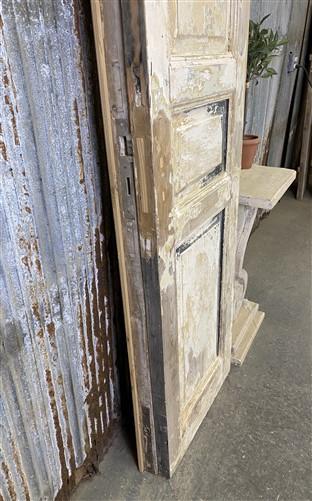 Antique French Double Doors (43.5x93) European Doors, Raised Panel Doors A319