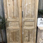 Antique French Double Doors (39.5x94) European Doors, Raised Panel Doors A335