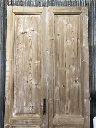 Antique French Double Doors (39.5x94) European Doors, Raised Panel Doors A335