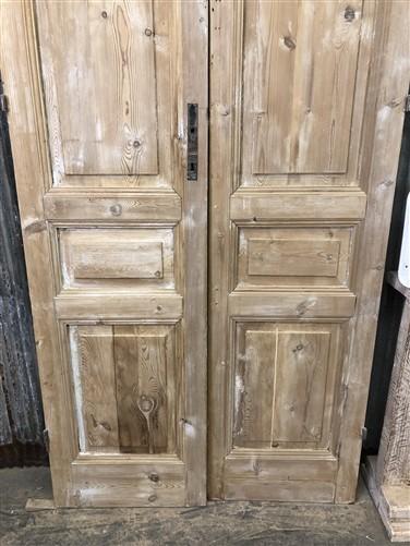 Antique French Double Doors (39.5x94) European Doors, Raised Panel Doors A335