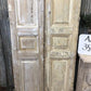 Antique French Double Doors (35.5x91.75) European Doors, Raised Panel Doors A336