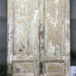 Antique French Double Doors (43.5x95.5) Raised Panel Doors, European Doors A338