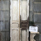 Antique French Double Doors (39.5x101) European Doors, Raised Panel Doors A342