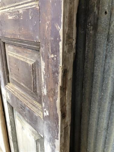 Antique French Double Doors (39.5x101) European Doors, Raised Panel Doors A342