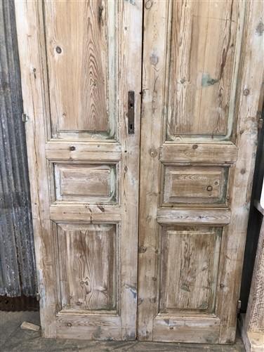 Antique French Double Doors (41x94) Raised Panel Doors, European Doors A360