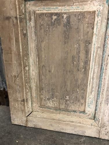 Antique French Double Doors (39x89.5) European Doors, Raised Panel Doors A366