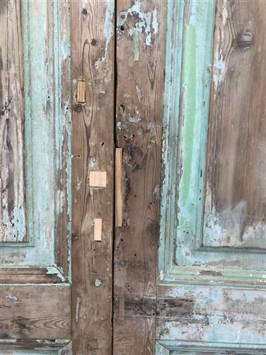 Antique French Double Doors (39x89.5) European Doors, Raised Panel Doors A366