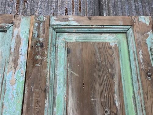 Antique French Double Doors (39x89.5) European Doors, Raised Panel Doors A366