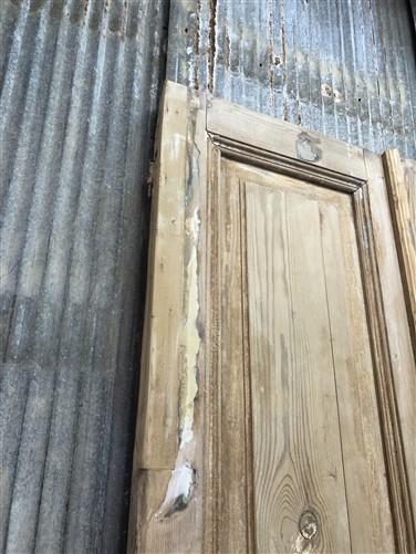 Antique French Double Doors (38x91.5) European Doors, Raised Panel Doors A374