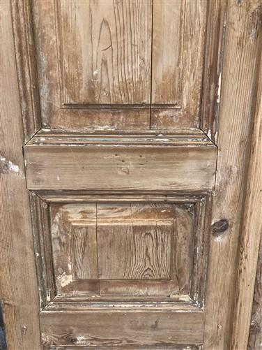 Antique French Double Doors (38x91.5) European Doors, Raised Panel Doors A374