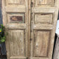 Antique French Double Doors (40x97.5) European Doors, Raised Panel Doors A398