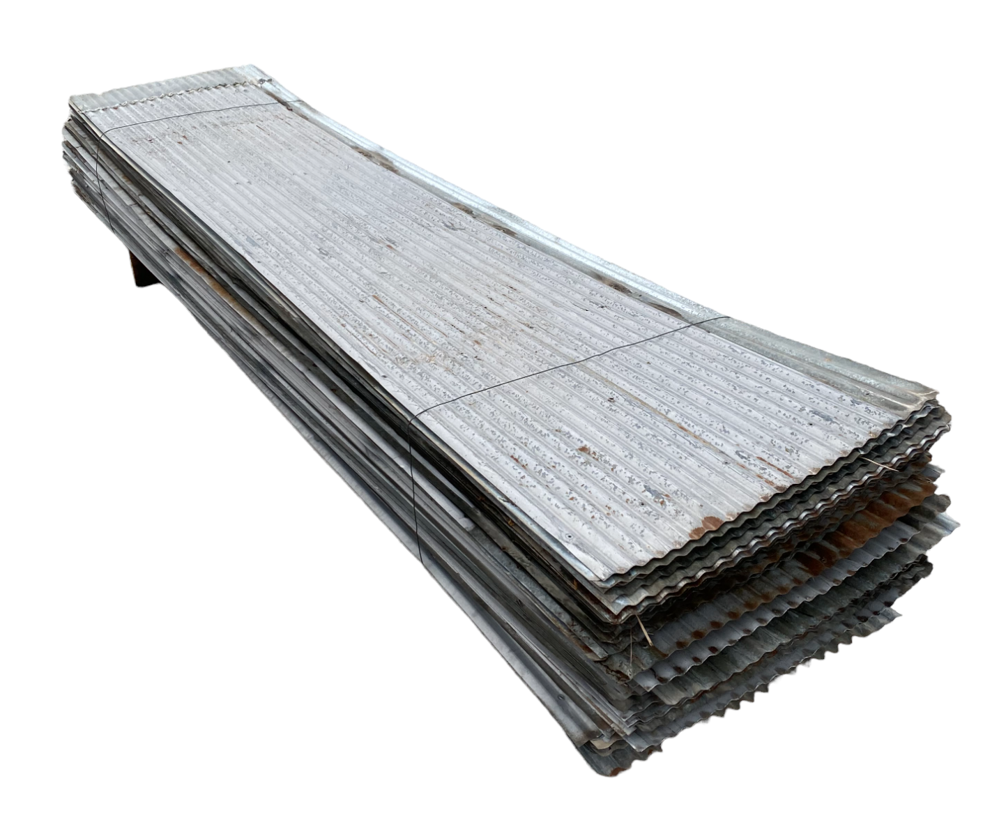 110 Sheets Barn Tin, Corrugated Metal Reclaimed Salvage, 10' Long 2200 sq ft A42