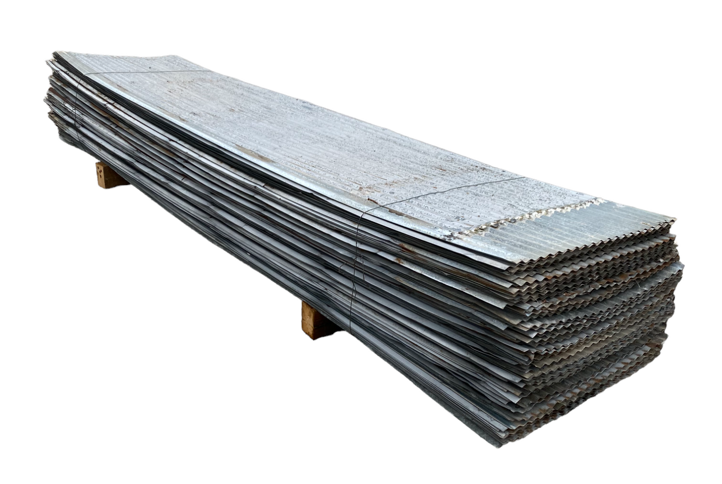 110 Sheets Barn Tin, Corrugated Metal Reclaimed Salvage, 10' Long 2200 sq ft A42