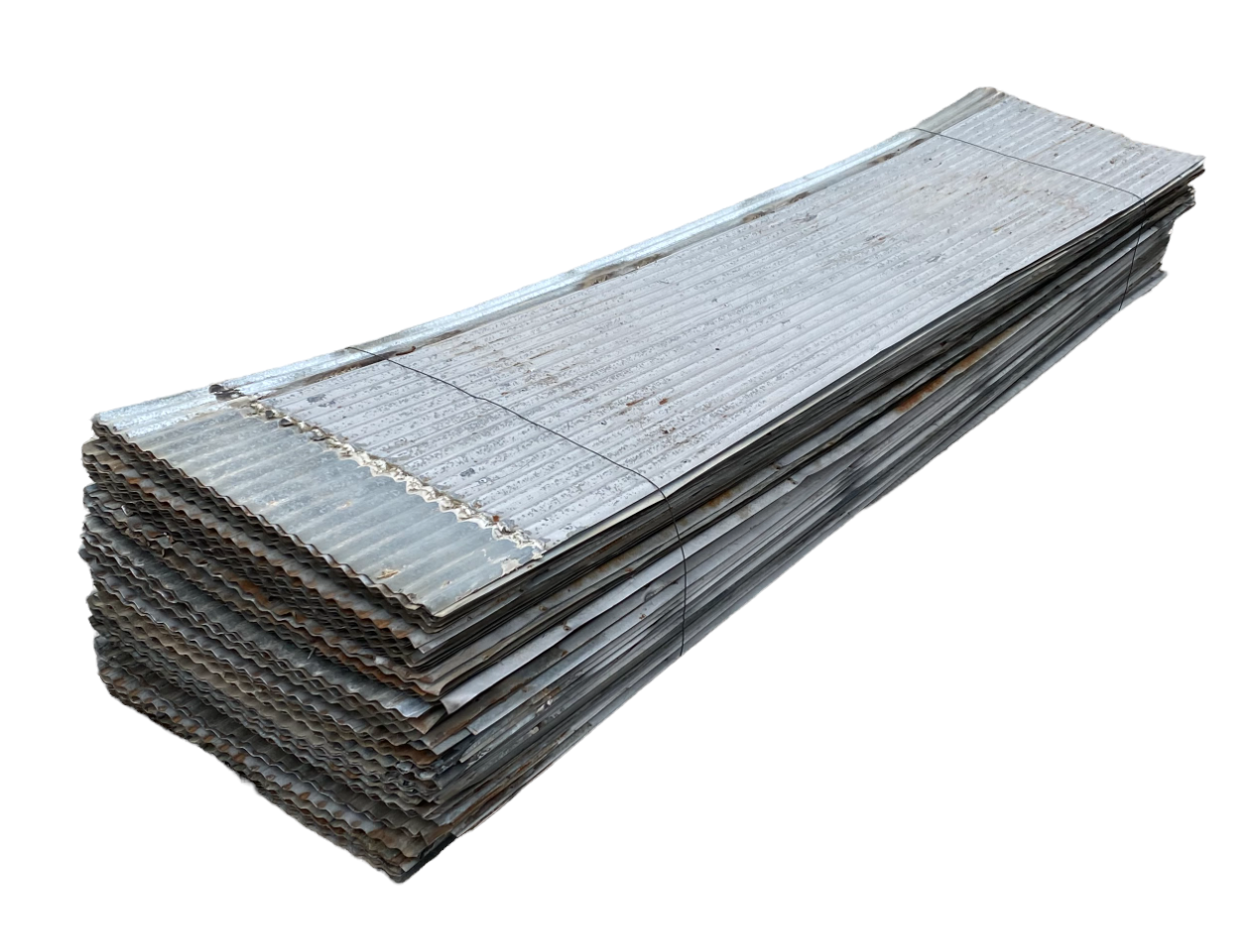 110 Sheets Barn Tin, Corrugated Metal Reclaimed Salvage, 10' Long 2200 sq ft A42