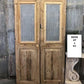 Antique French Double Doors (47x81) Iron Wood Doors, European Doors D256