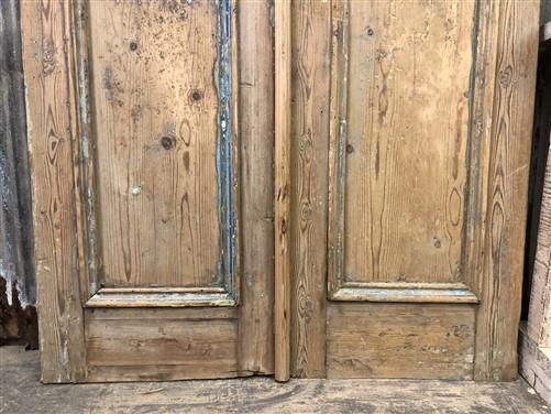 Antique French Double Doors (42x90) Iron Wood Doors, European Doors D222