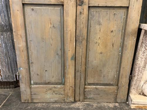 Antique French Double Doors (42x90) Iron Wood Doors, European Doors D222