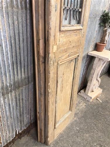 Antique French Double Doors (42x90) Iron Wood Doors, European Doors D222