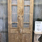 Antique French Double Doors (40x86.5) Iron Wood Doors,, European Doors D219